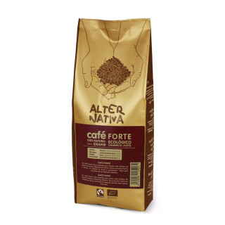 Kawa Ziarnista Arabica Robusta Forte Bezglutenowa BIO 500 g - Alternat