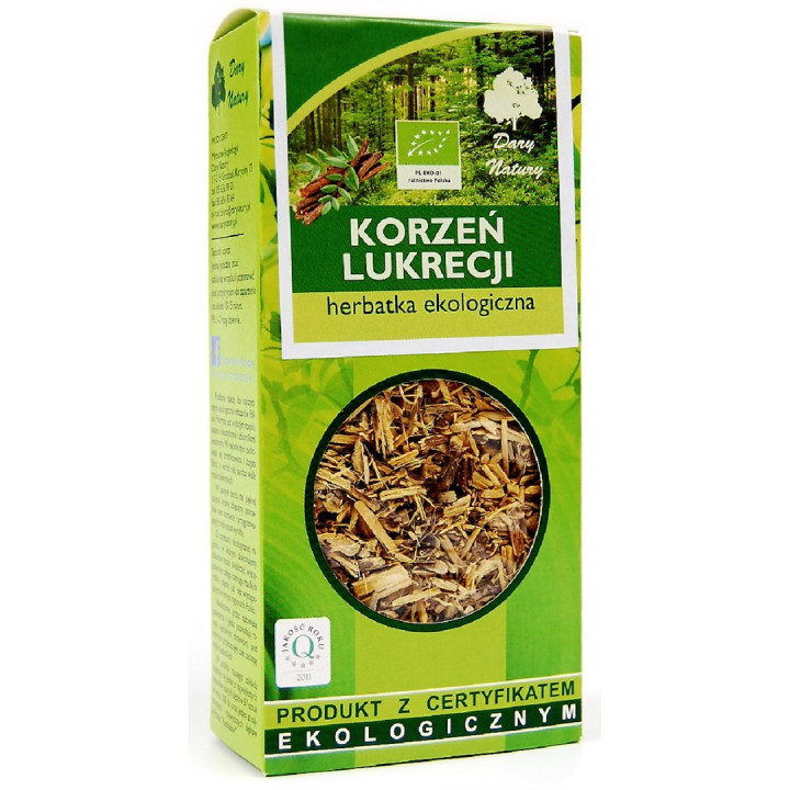 Herbatka Korzeń Lukrecji BIO 50 g - Dary Natury - Ekochatka