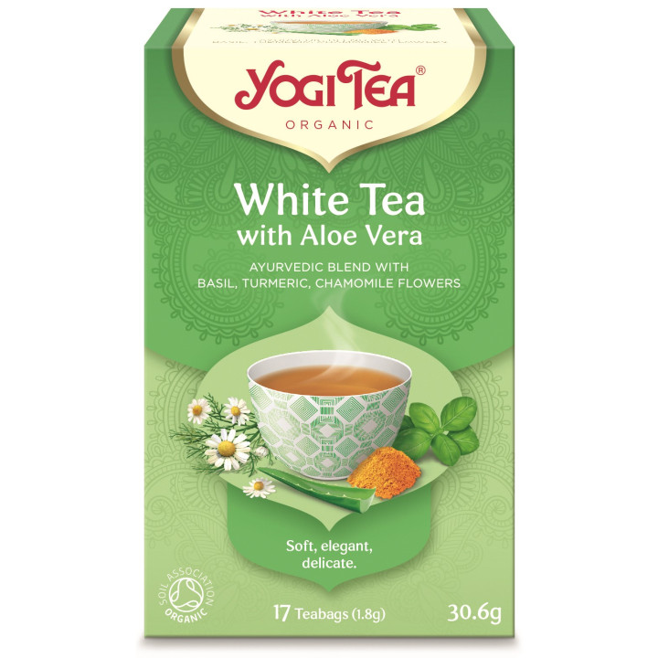 Herbata Biała z Aloesem BIO 17 Torebek 30,6 g - Yogi Tea - Ekochatka