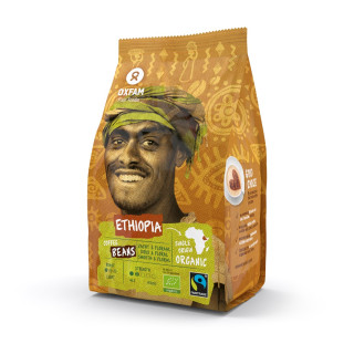 Kawa Ziarnista 100% Arabica Etiopia BIO 250 g - Oxfam - Ekochatka