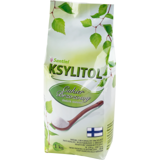 Ksylitol Fiński Cukier Brzozowy 1 kg - Santini - Ekochatka