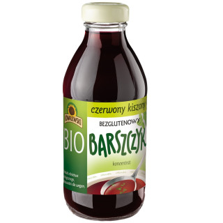 Barszcz Czerwony Kiszony Koncentrat Bezglutenowy BIO 320 ml - Kowalews