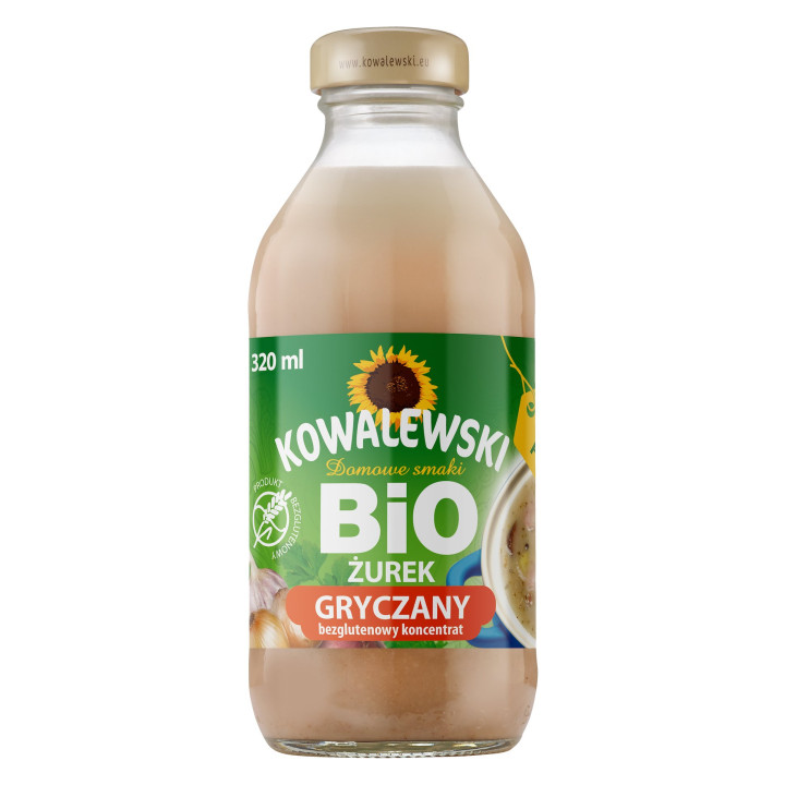 Żurek Gryczany Bezglutenowy Koncentrat BIO 320 ml - Kowalewski - Ekoch