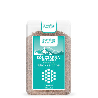 Sól Czarna Kala Namak Drobno Mielona 600 g - Crystalline Planet - Ekoc