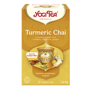 Herbatka Złoty Chai z Kurkumą BIO 34 g - Yogi Tea - Ekochatka