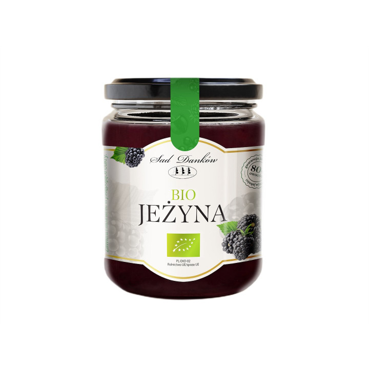 Mus Jeżynowy 80% Owoców BIO 260 g - Sad Danków - Ekochatka