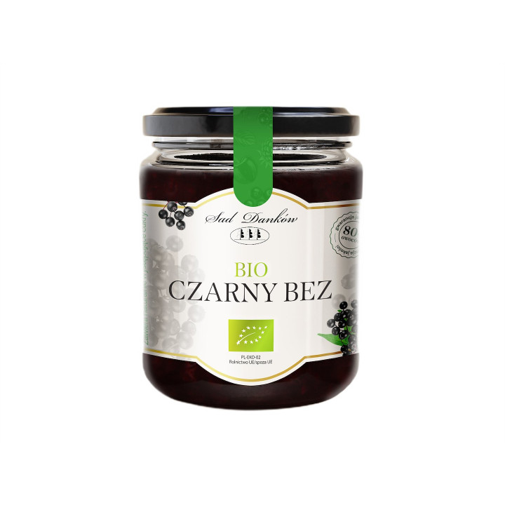 Mus z Czarnego Bzu 80% BIO 260 g - Sad Danków - Ekochatka