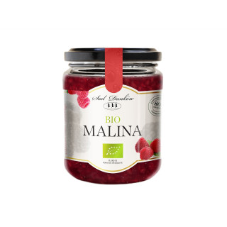 Mus Malinowy 80% z Cukrem Trzcinowym BIO 270 g - Sad Danków - Ekochatk