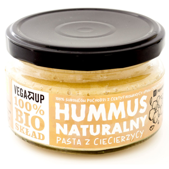 Hummus Naturalny BIO 190 g - Vega Up - Ekochatka