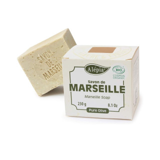 Mydło Marsylskie Oliwkowe w Kostce ECO 230 g - Alepia - Ekochatka