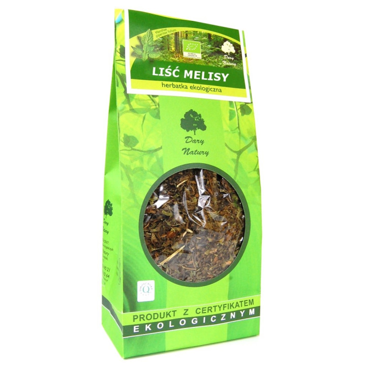 Herbatka Liść Melisy BIO 100 g - Dary Natury - Ekochatka