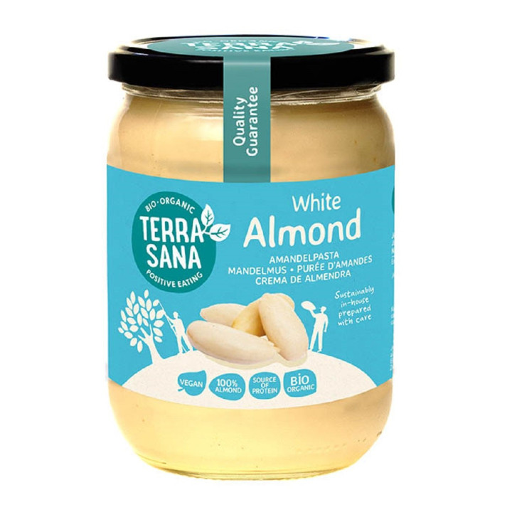 Krem z Migdałów Blanszowanych 100% BIO 500 g - Terrasana - Ekochatka