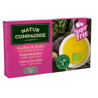 Bulion Drobiowy w Kostkach bez Cukru i Drożdży BIO 80 g - Natur Compag