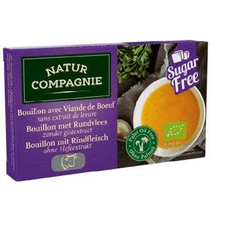 Bulion Wołowy w Kostkach bez Cukru i Drożdży BIO 80 g - Natur Compagni