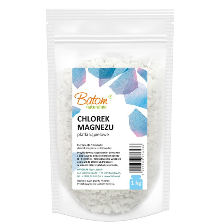 Płatki Kąpielowe Chlorek Magnezu 1 kg - Batom - Ekochatka