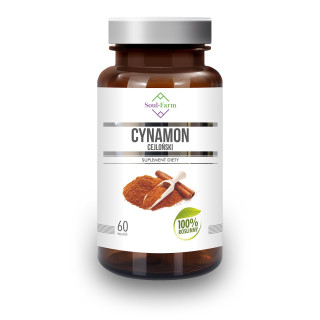 Cynamon Cejloński Ekstrakt 400 mg 60 Kapsułek - Soul Farm - Ekochatka