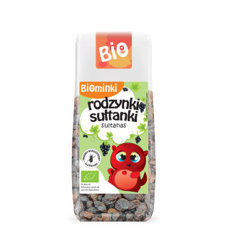 Rodzynki Sultanki Bezglutenowe BIO 150 g - Biominki - Ekochatka
