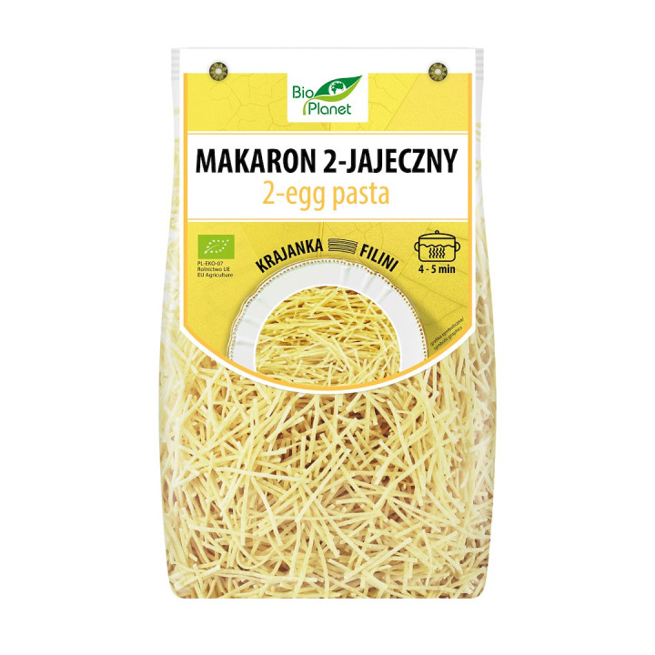 Makaron Krajanka 2-Jajeczny BIO 250 g - Bio Planet - Ekochatka