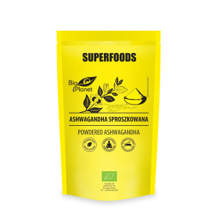 Ashwagandha w Proszku BIO 150 g - Bio Planet Superfoods - Ekochatka