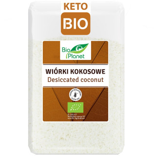 Wiórki Kokosowe Bezglutenowe BIO 1 kg - Bio Planet - Ekochatka