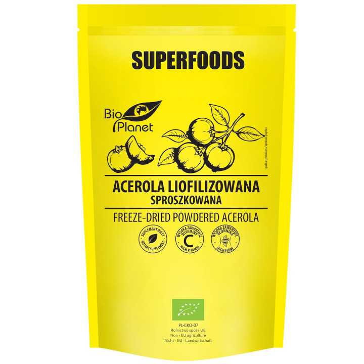 Acerola w Proszku | BIO PLANET - SERIA SUPERFOODS - Ekochatka