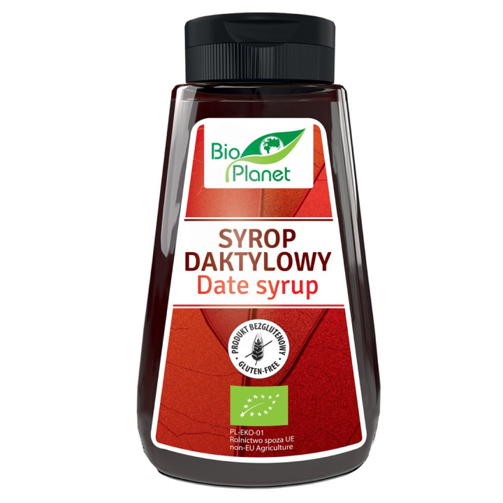 Syrop Daktylowy Bezglutenowy BIO 340 g - Bio Planet - Ekochatka