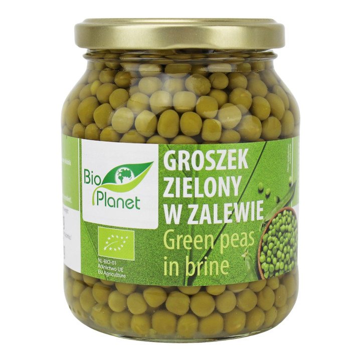 Groszek Zielony w Zalewie BIO 350 g - Bio Planet - Ekochatka