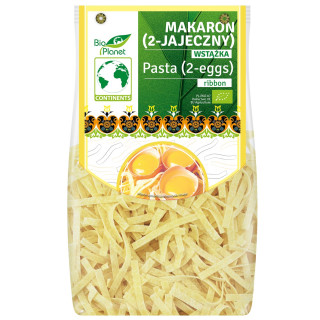 Makaron Wstążki 2-Jajeczny BIO 250 g - Bio Planet - Ekochatka