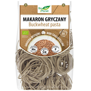 Makaron Gryczany Wstążki Gniazda BIO 250 g - Bio Planet - Ekochatka