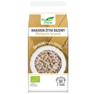 Makaron Żytni Razowy Świderki BIO 400 g - Bio Planet - Ekochatka