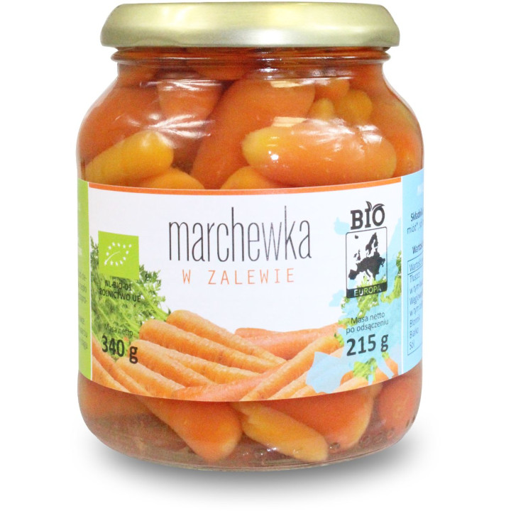Marchewka w Zalewie BIO 340 g - Bio Planet - Ekochatka