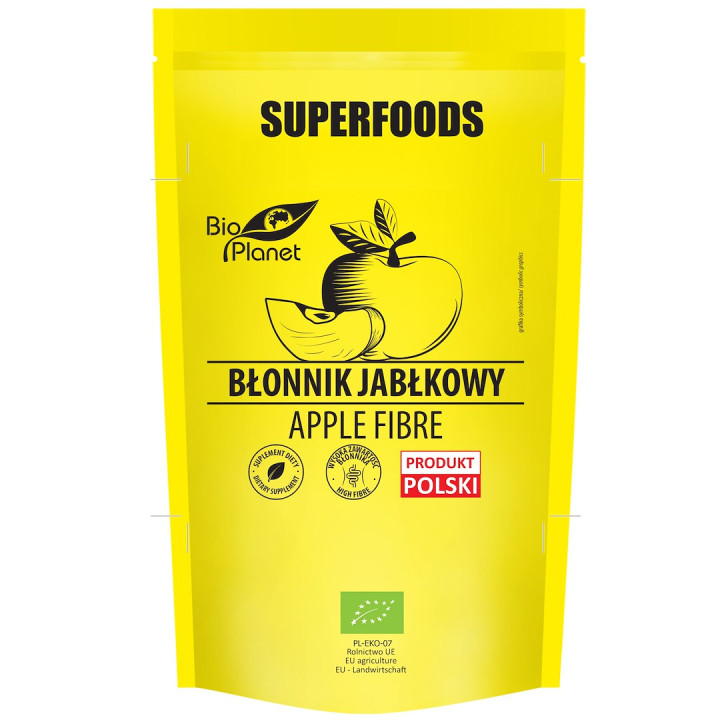 Błonnik Jabłkowy BIO 150 g - Bio Planet Superfoods - Ekochatka