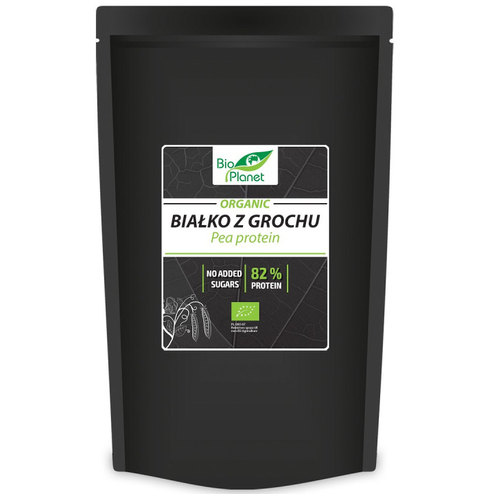 Białko z Grochu w Proszku BIO 500 g - Bio Planet - Ekochatka