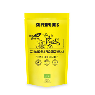 Dzika Róża Sproszkowana BIO 150 g - Bio Planet Superfoods - Ekochatka