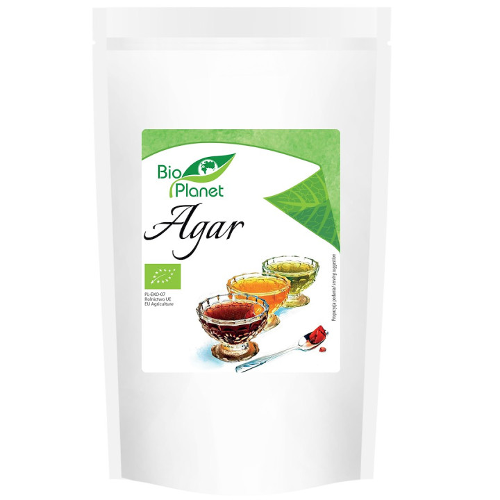 Agar Ekologiczny BIO 100 g - Bio Planet - Ekochatka