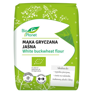 Mąka Gryczana Jasna BIO 1 kg - Bio Planet - Ekochatka