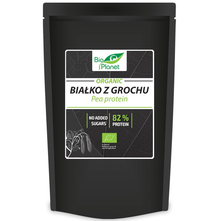 Bialko z Grochu w Proszku BIO 150 g - Bio Planet - Ekochatka