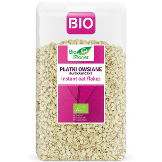 Płatki Owsiane Błyskawiczne BIO 600 g - Bio Planet - Ekochatka