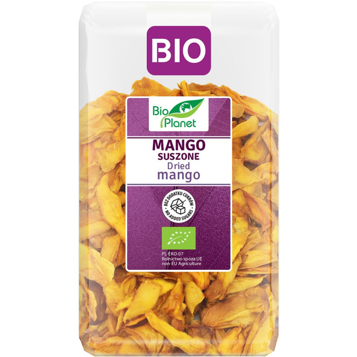 Mango Suszone BIO 400 g - Bio Planet - Ekochatka