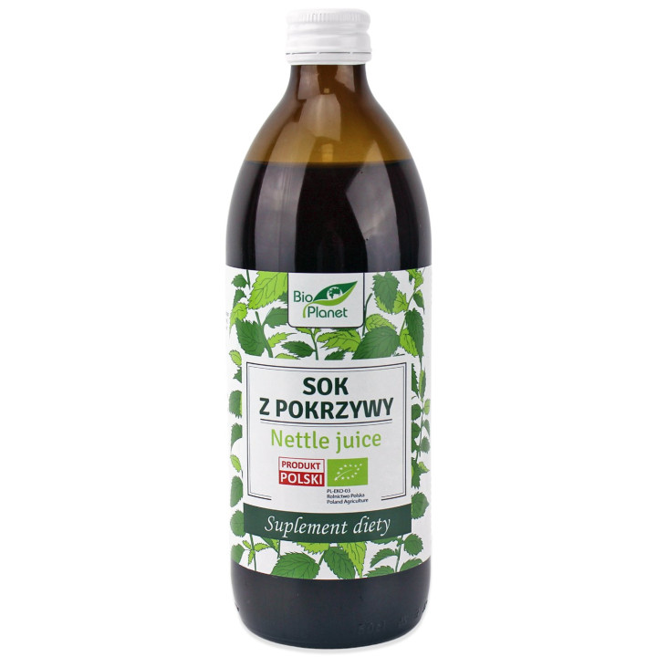 Sok z Pokrzywy BIO 500 ml - Bio Planet - Ekochatka