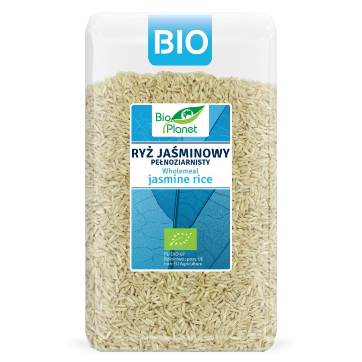 Ryż Jaśminowy Pełnoziarnisty BIO 1 kg - BIO Planet - Ekochatka