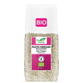 Płatki Owsiane Bezglutenowe BIO 600 g - Bio Planet - Ekochatka