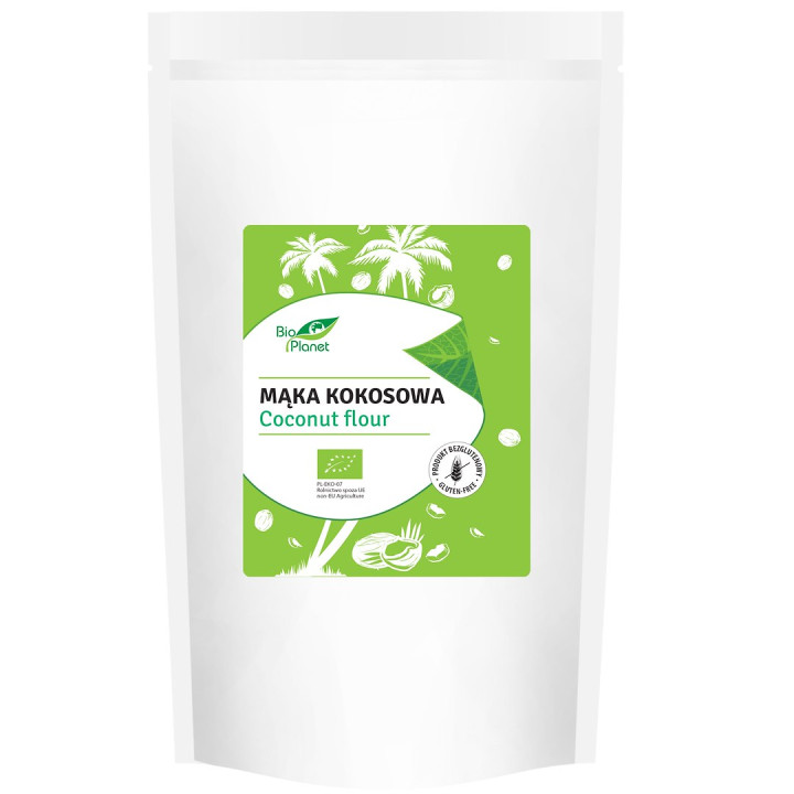 Maka Kokosowa Bezglutenowa BIO 600 g - Bio Planet - Ekochatka