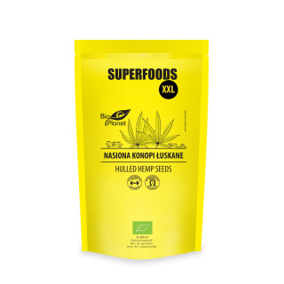 Nasiona Konopi Łuskane BIO 600 g - Bio Planet - Ekochatka
