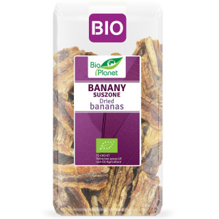Banany Suszone BIO 400 g - Bio Planet - Ekochatka