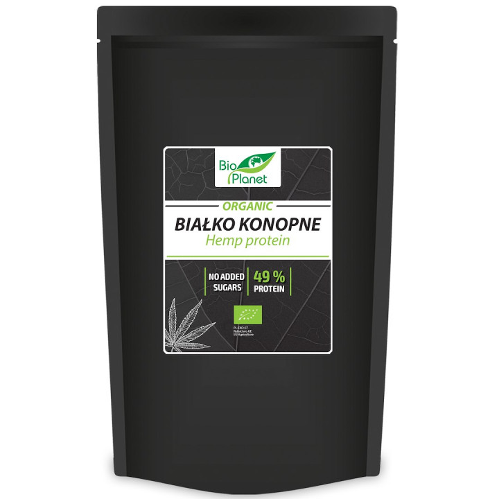 Białko Konopne BIO 500 g - Bio Planet - Ekochatka