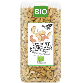 Orzechy Nerkowca Prażone i Solone BIO 350 g - Bio Planet - Ekochatka