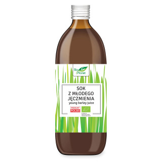 Sok z Młodego Jęczmienia BIO 500 ml - Bio Planet - Ekochatka