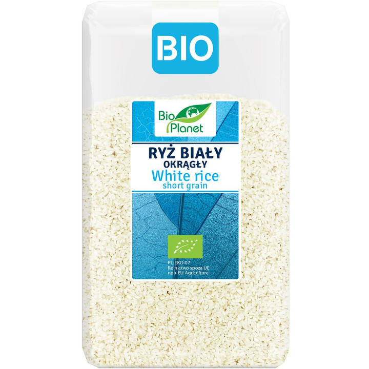 Ryż Biały Okrągły BIO 1 kg - Bio Planet - Ekochatka