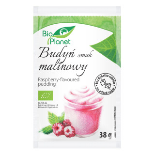 Budyń Malinowy z Malinami BIO 38 g - Bio Planet - Ekochatka